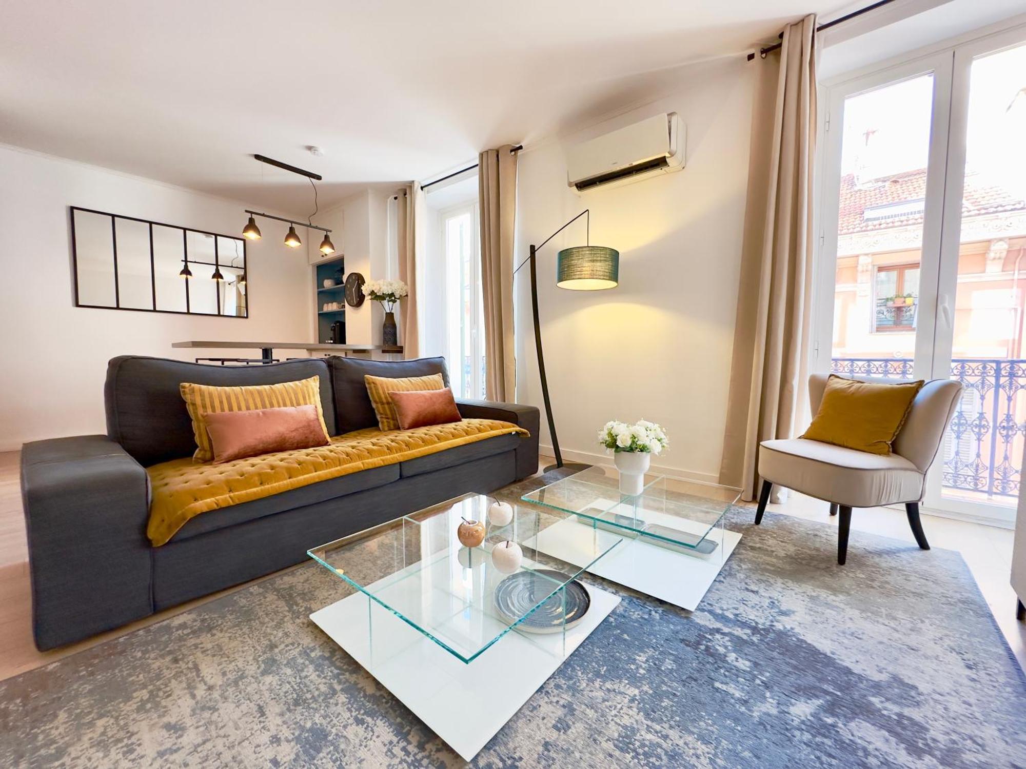 Luxueux 3 Pieces 80M2 - 2Ch - 2 Sdb - 1Mn Beach Croisette Канны Экстерьер фото