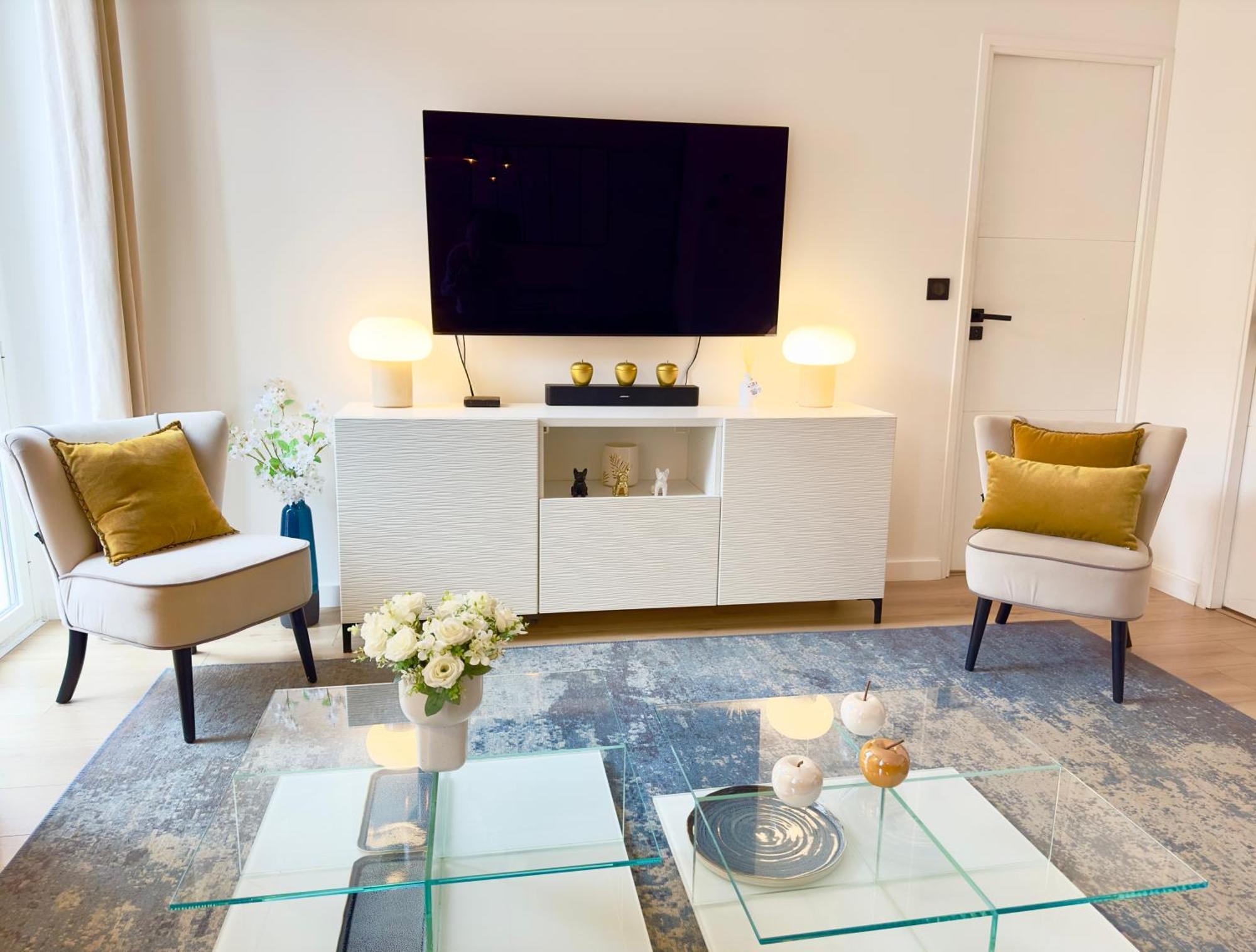 Luxueux 3 Pieces 80M2 - 2Ch - 2 Sdb - 1Mn Beach Croisette Канны Экстерьер фото